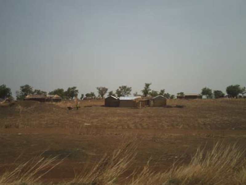 Habitations dans la région de la savane au Togo